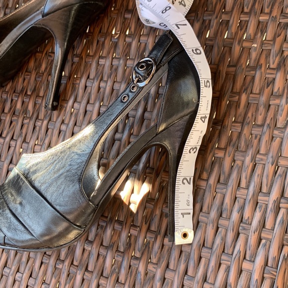 Marc Fisher Peep-Toe Heels with buckle detail - Picture 5 of 5